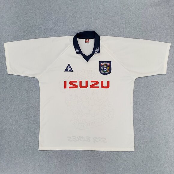COVENTRY CITY Men L 42/44 Vintage Football Shirt Jersey 1997-1998 Le Coq Sportif - Picture 1 of 16